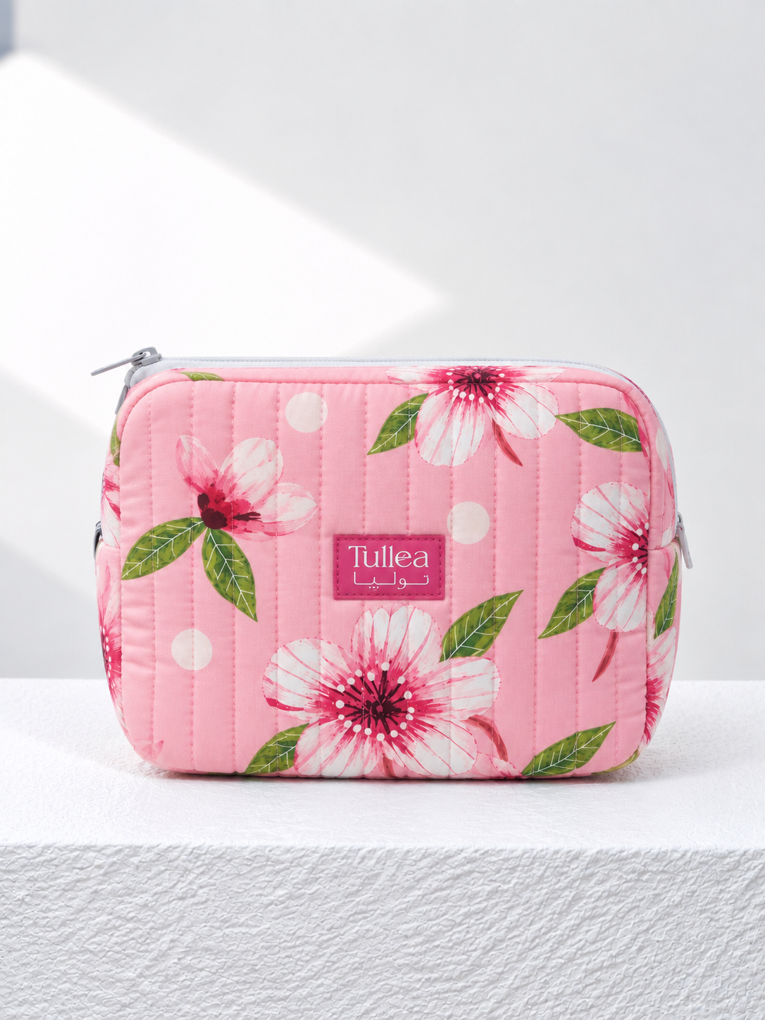 Flowered Small Pouch