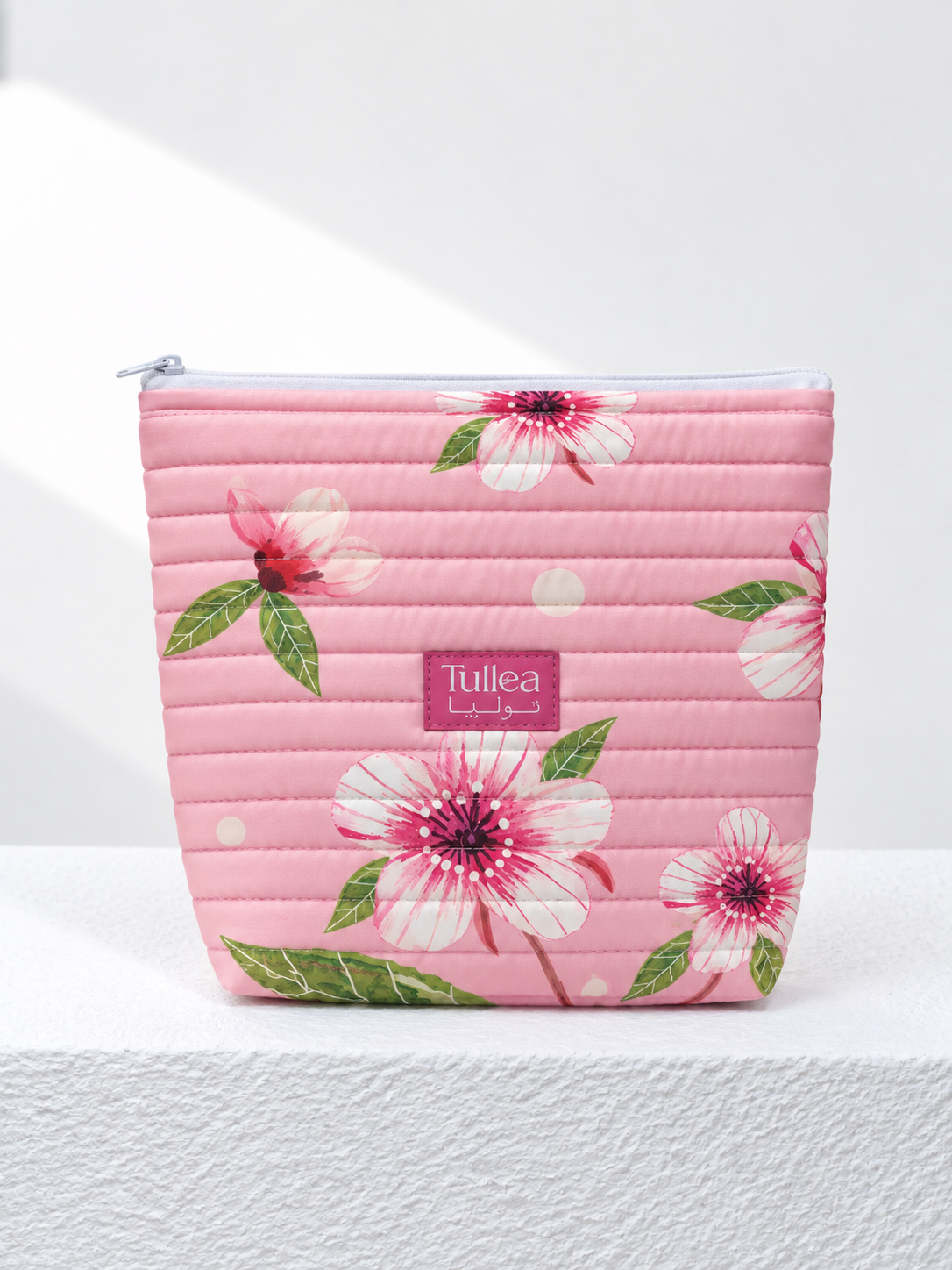 Flowered Large Pouch